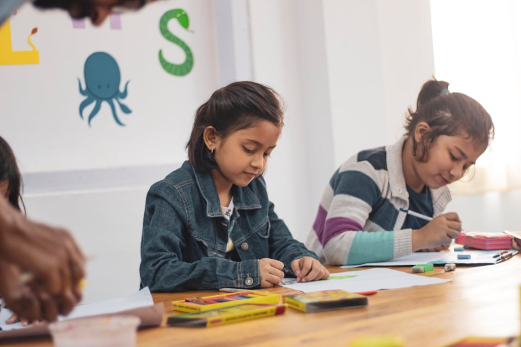 Special kids in a classroom